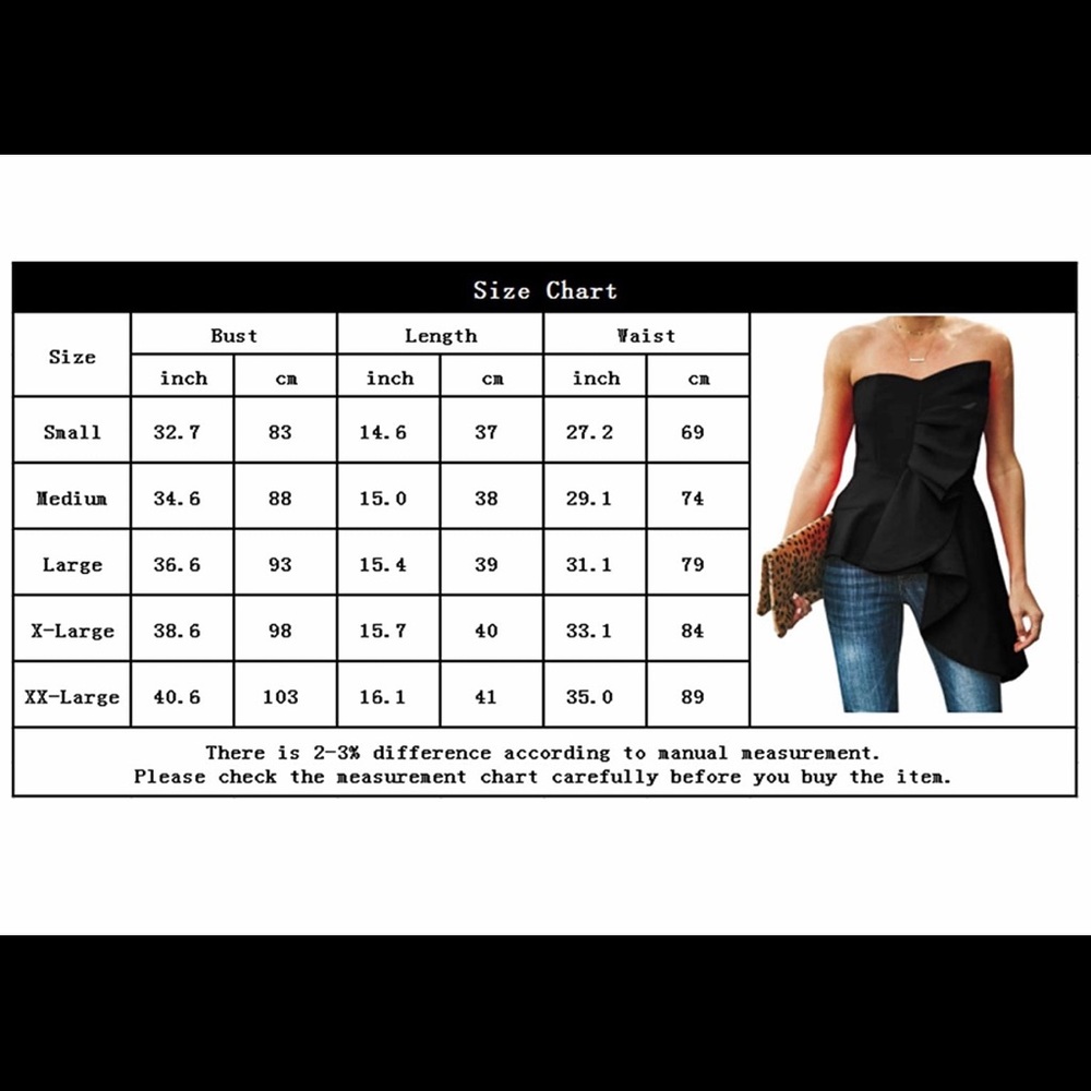 🆕 Strapless Ruffled Tank - Picture 7 of 7